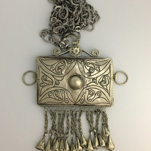 Bedouin Tassel Pendant (Rectangle)