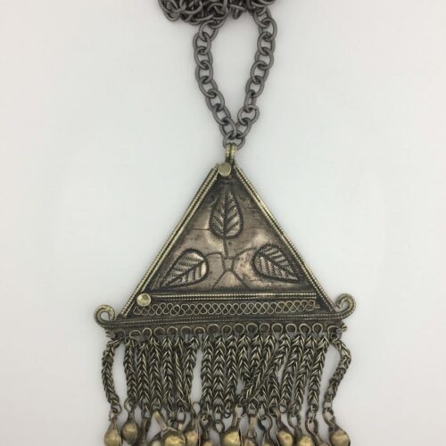 Bedouin Tassel Pendant - Triangle