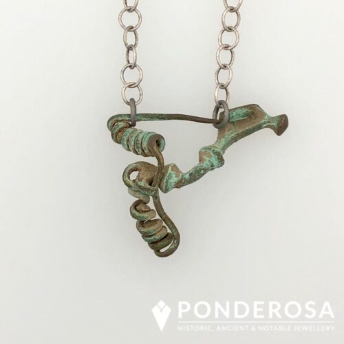 Bronze Artifact - Blue Pin