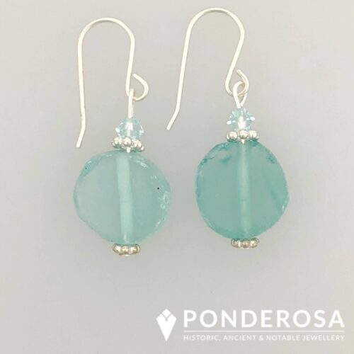 Natural Roman Glass - Earrings