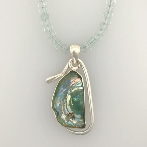Roman Glass Necklace - Half Bottom