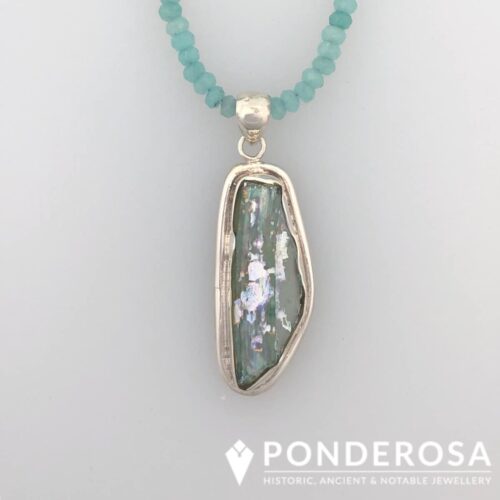 Roman Glass Necklace - Long Pattern