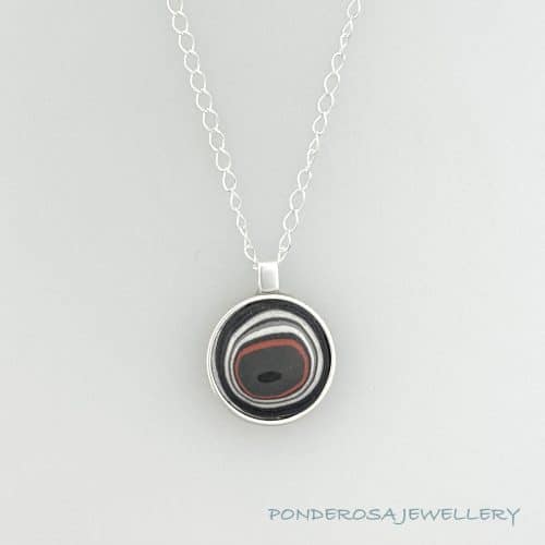 Fordite Pendant - Thunder