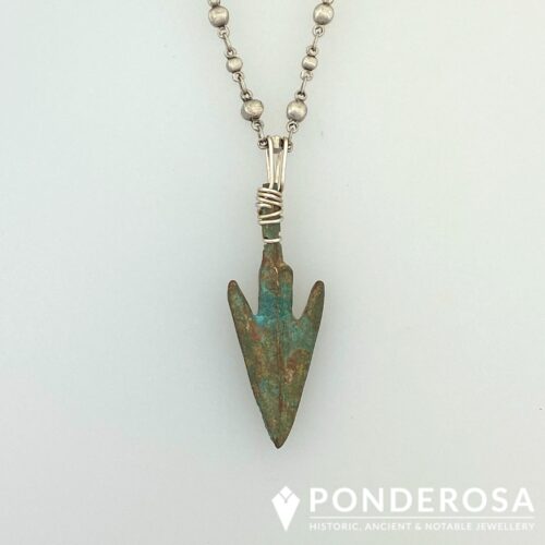 Bronze Arrowhead - Blue/Green