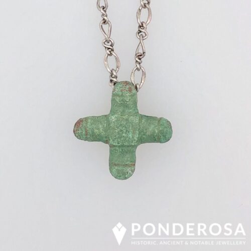 Bronze Artifact - Blue Cross