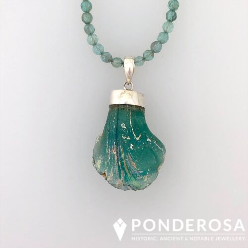 Roman Glass Necklace - Shell
