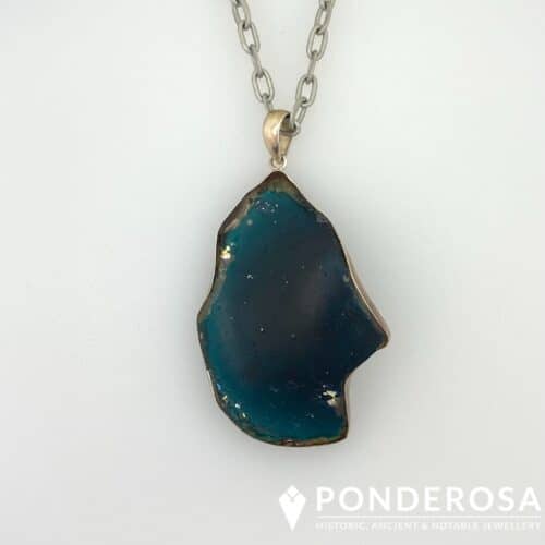 Roman Glass Necklace - Side Globe