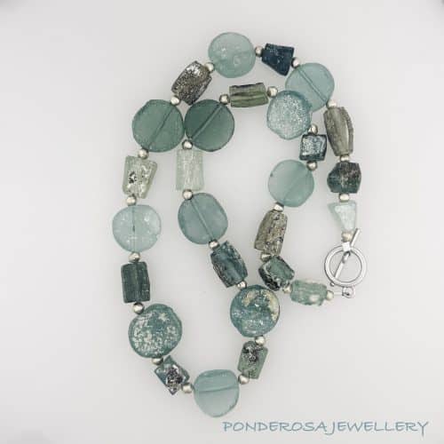 Natural Roman Glass Necklace