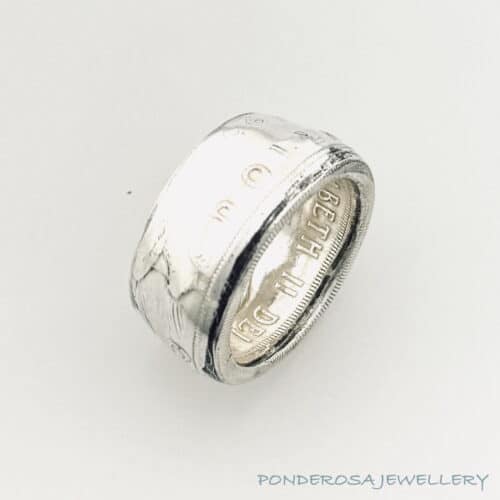 Coin Ring - Canada Silver Dollar (1963)