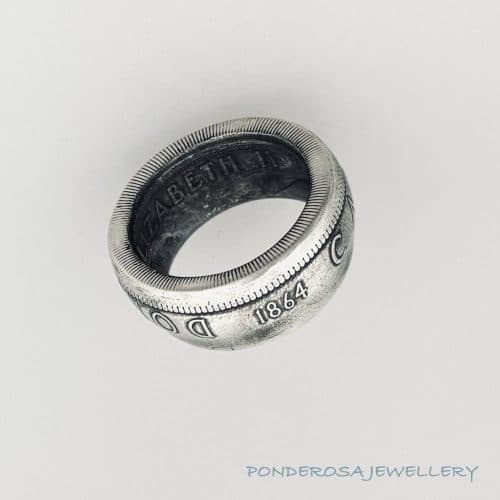 Coin Ring - Canada Silver Dollar (1864 - 1964)