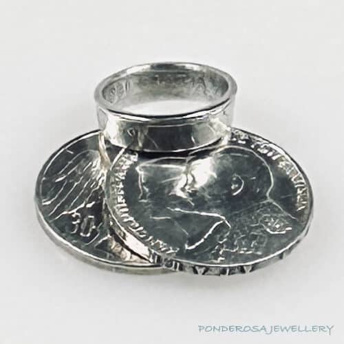Coin Ring - Canada Silver Quarter (1950)