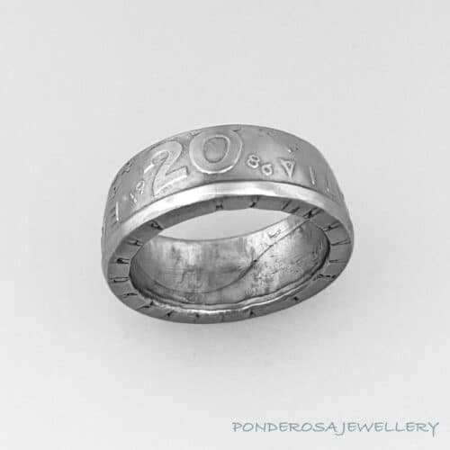 Greek Coin Ring - 20 Drachmai (1986)