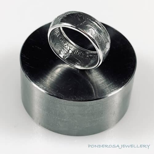 Silver Coin Ring - Canada Fifty Cent (1911 - 1919)