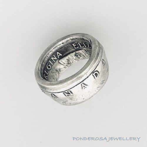 Coin Ring - Canada Silver Dollar (1963)