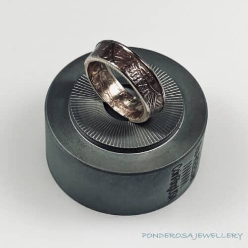 Copper Coin Ring - France  (10 Francs - 1979)