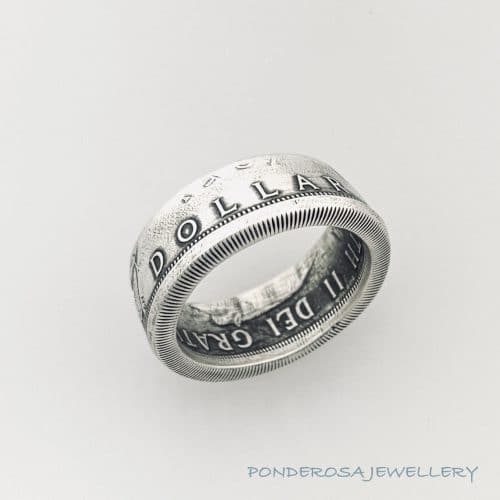 Coin Ring - Canada Silver Dollar (1961)