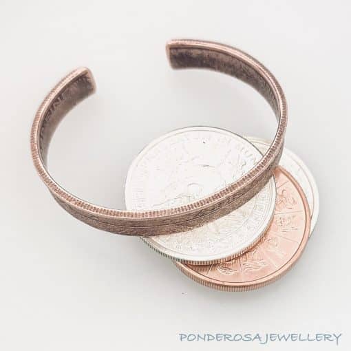 Copper Coin - Cuff Bracelet (Elephant)