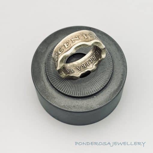 Coin Ring - Malta 25 Cents (1975)