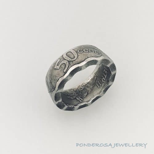 Coin Ring - Fiji (50 Cents - 1976)