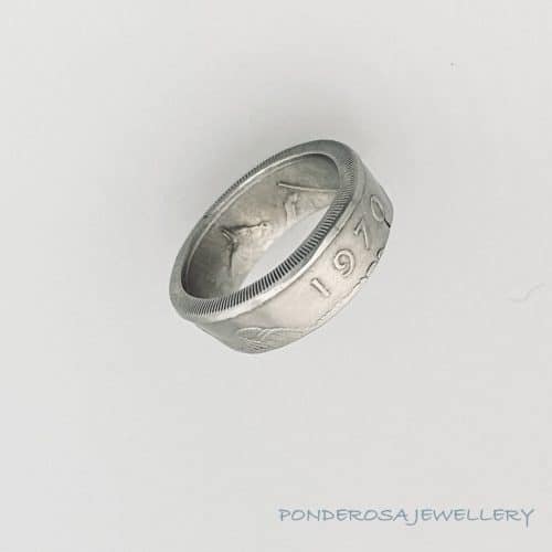 Coin Ring - Ireland (5 Pence - 1970)