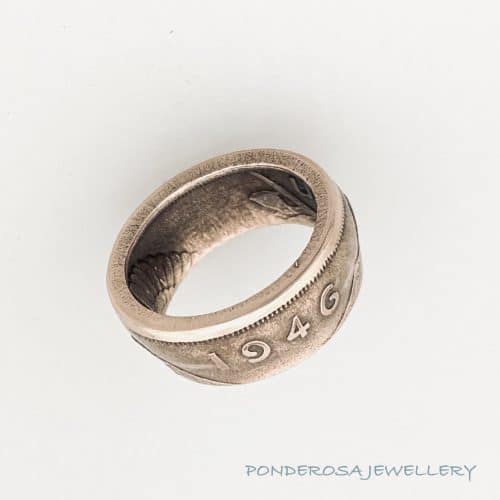 Coin Ring - Ireland (1 Penny - 1946)
