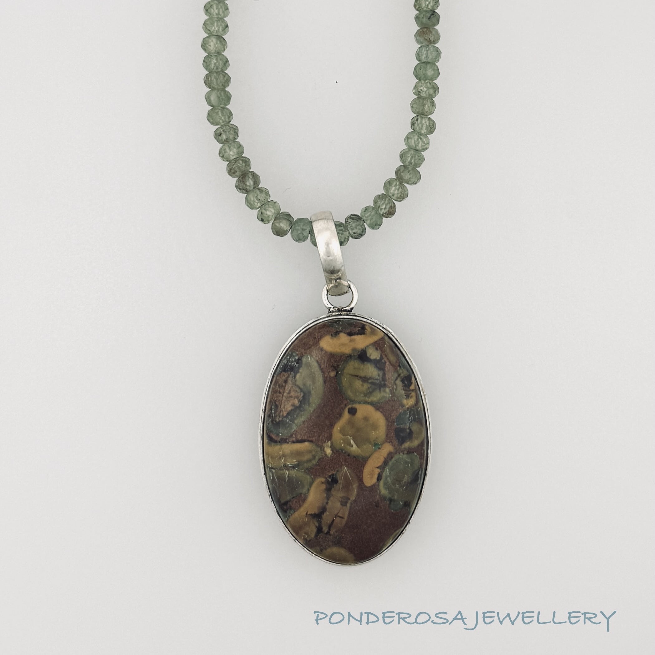 Jasper Stone Pendant (Green)