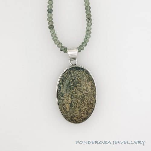 Green Jasper Stone Necklace