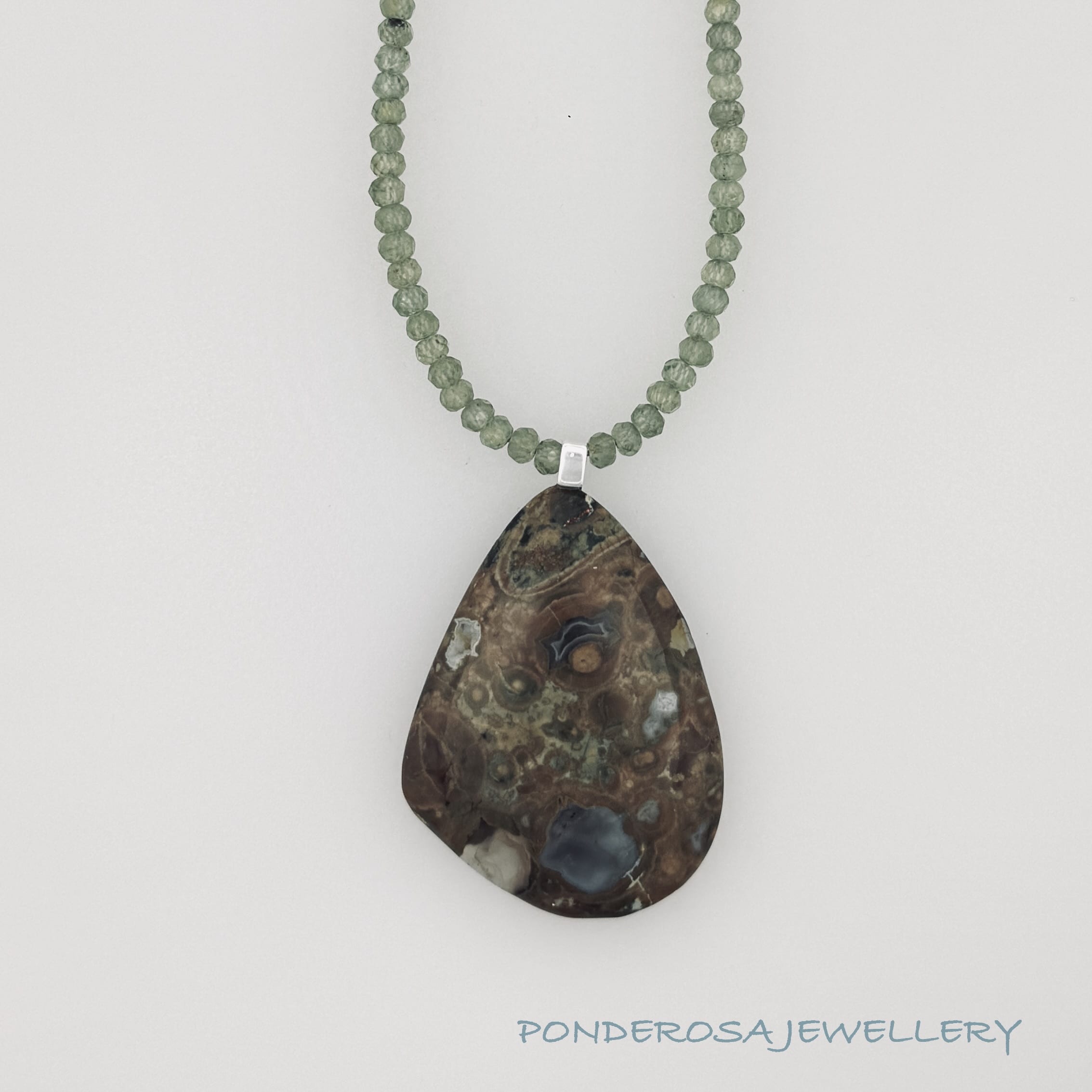 Rainforest Jasper Stone Pendant