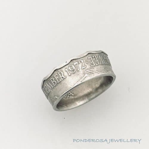 Coin Ring - Zambia (50 Ngwee - 1972)