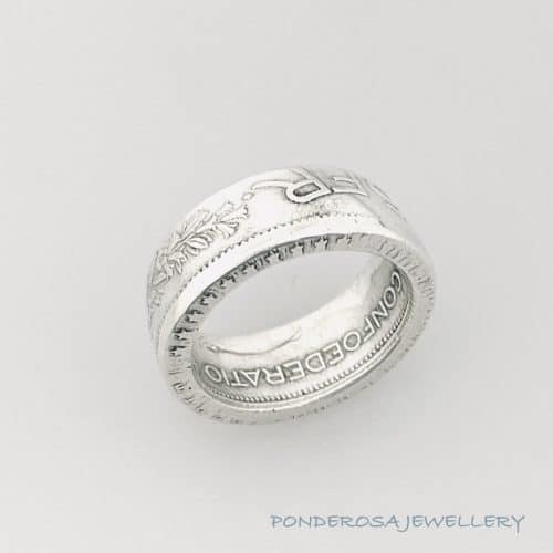 Coin Ring - Switzerland (5 Swiss Francs - 1974)