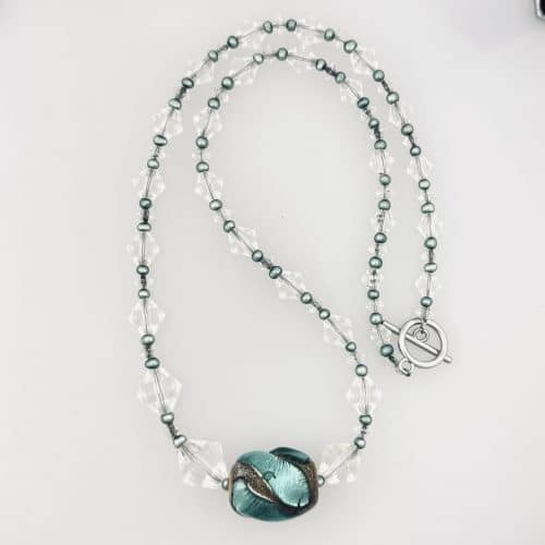 Venetian Glass - Blue Foil (Murano)