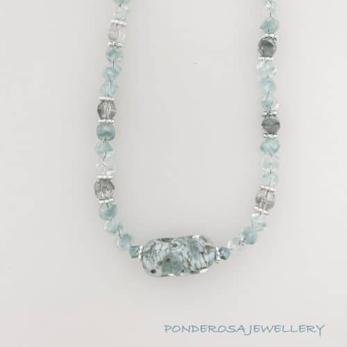 Venetian Glass - Blue Foil (Murano)