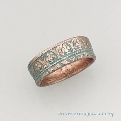 Copper Patina Ring - (Edmonton Numismatic 2025)