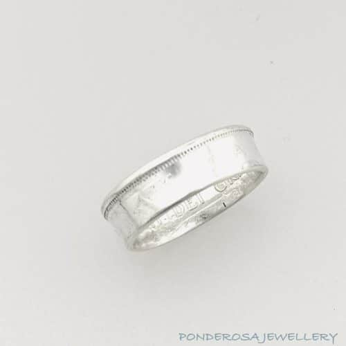Coin Ring - Canada Silver Quarter (1963)