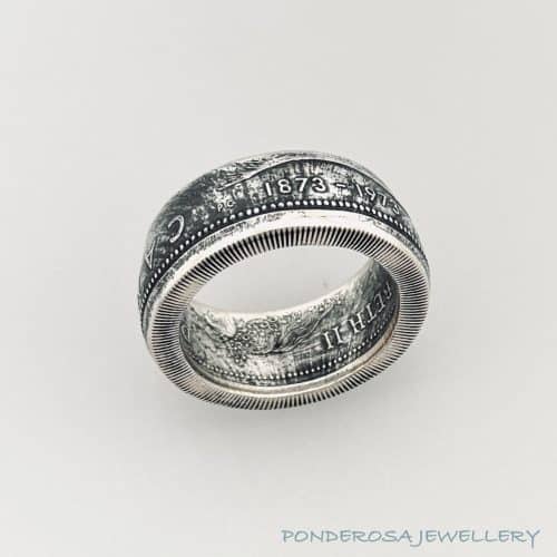 Coin Ring - Canada Silver Dollar (1873 - 1973 RCMP)