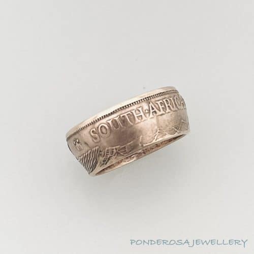 Coin Ring - South Africa (One Penny - 1948)